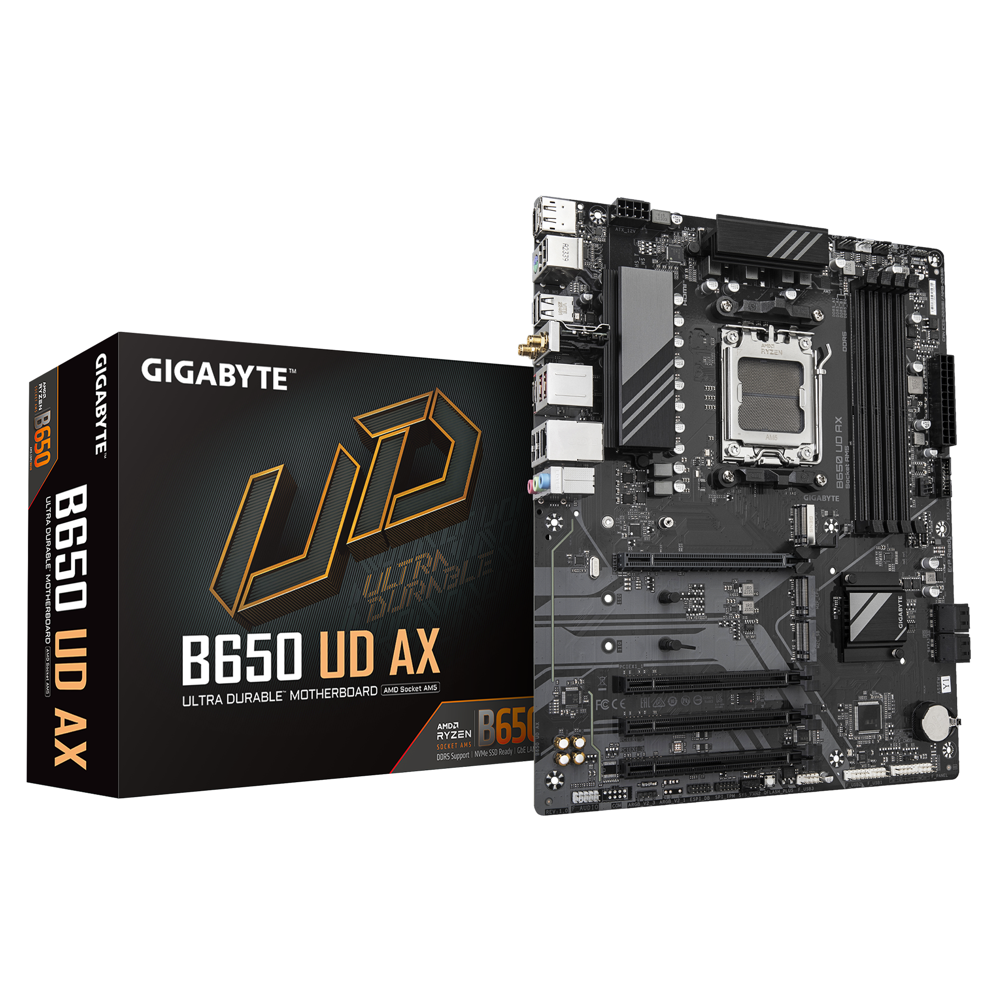 Gigabyte B650 UD AX AMD Socket AM5 ATX Motherboard